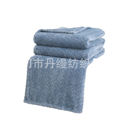 珊瑚绒毯子麦穗纹毛毯空调毯加厚午睡毯单双人绒床单沙发毯礼品毯