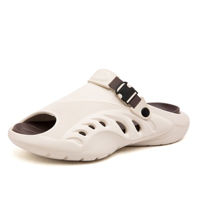 男鞋2025夏季运动拖鞋防滑减震洞洞鞋户外休闲度假软底轻便凉拖鞋