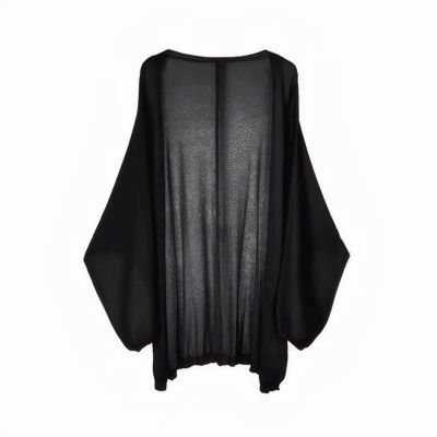 长袖女针织衫春季时尚防晒夏季韩版宽松空调罩衫薄款气质女装开衫