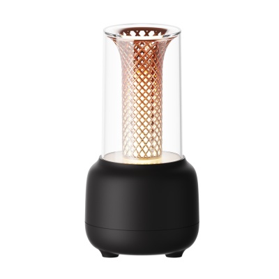 新款烛光灯香薰机加湿器家用办公工厂批发桌面氛围小夜灯扩香器