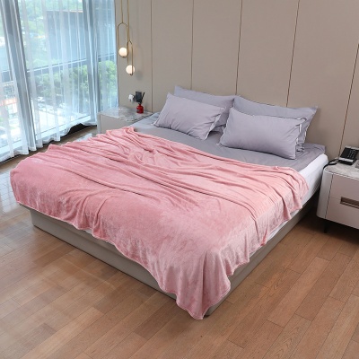 法兰绒毛毯珊瑚绒毯子礼品现货空调毯秋冬季办公室午睡毯沙发盖毯