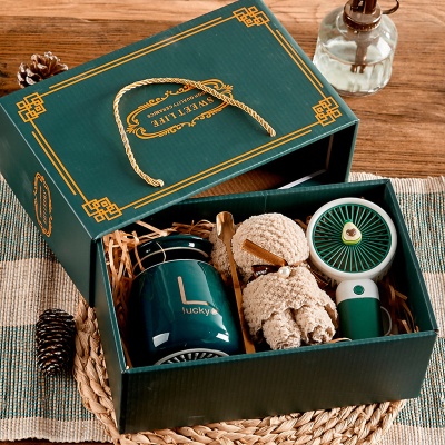 轻奢伴手礼杯子礼盒套装随手礼活动实用小礼品定制毕业送全班礼物