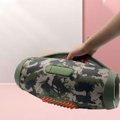 跨境双麦k歌蓝牙音箱户外手提便携式无线麦克风低音炮锂电池音响