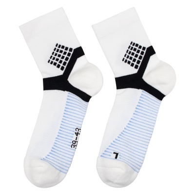 重德运动户外骑行篮球袜耐磨加厚速干中筒减震防滑包裹性毛巾袜子