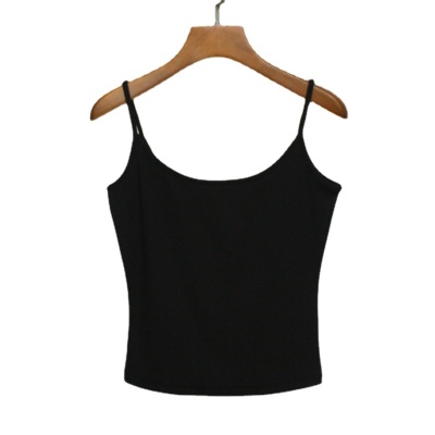 凡家原创三色螺纹吊带棉质亲肤版型正B搭修身小背心吊带