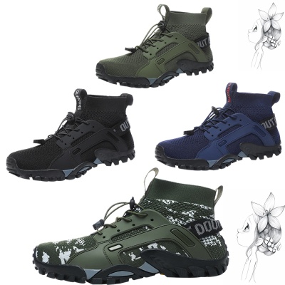 男鞋夏季透气运动户外网鞋男士溯溪网眼鞋网面休闲夏天登山徒步鞋