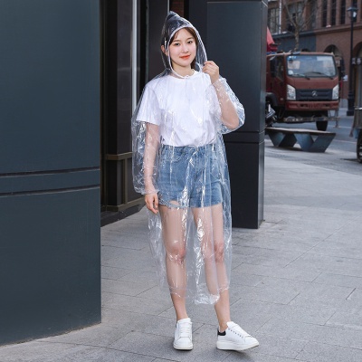 一次性雨衣套头骑行临时应急使用男女通用加大特大背包旅行雨衣