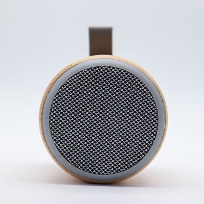 竹木环保蓝牙音箱桌面迷你便携式蓝牙音响登山挂扣礼品小音响