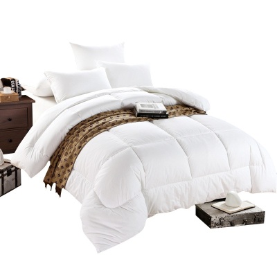 纯白全棉酒店专用床上用品被芯宾馆民宿防羽布被子加厚四季被厂家