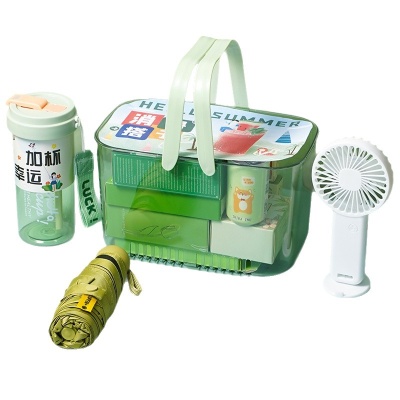 夏日清凉礼包企业送客户员工生日礼品防暑降温洗护商务伴手礼套装