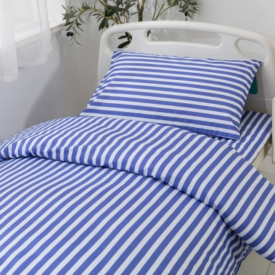 限时特卖医院加厚三件套卫生院床上套件诊所养老院床品床单被套