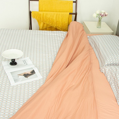 新品广州夏凉被四件套夏被纯棉夏季床上薄款被套吸湿排汗四件套件