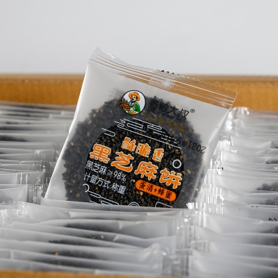 善粮大叔蜂蜜黑芝麻饼超市散装称重零食独立包装一箱十斤批发包邮