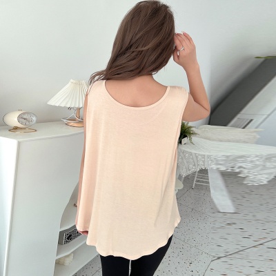 莫代尔吊带背心女夏季内搭薄款打底衫大码显瘦中长款叠穿无袖上衣