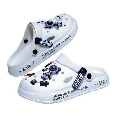 洞洞鞋男款2024夏季沙滩鞋防滑轻便厚底踩屎感外穿运动包头拖鞋男