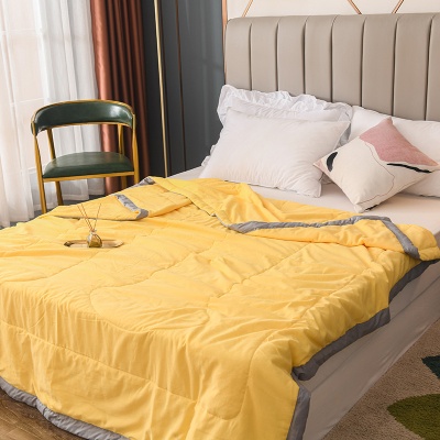 厂家批发日式水洗棉夏被单双人夏季空调被会销礼品夏凉被团购批发