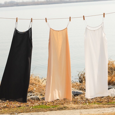 2024新款夏季60支薄棉吊带打底吊带裙中长款连衣裙内搭衬裙a细绳