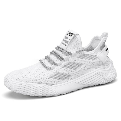 男鞋夏季透气网面网鞋休闲跑步男士增高黑色户外运动潮鞋一件代发