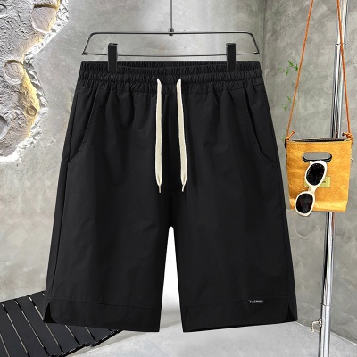 2025新款速干大码运动套装男士夏季胖子宽松连帽短袖t恤短裤男装