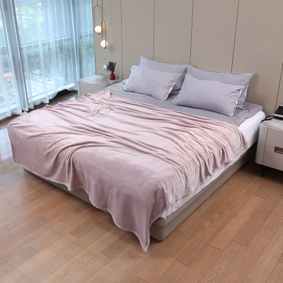 法兰绒毛毯珊瑚绒毯子礼品现货空调毯秋冬季办公室午睡毯沙发盖毯