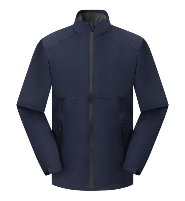 薄款冲锋衣户外防水防风登山服单层休闲外套纯色工作服定 制logo