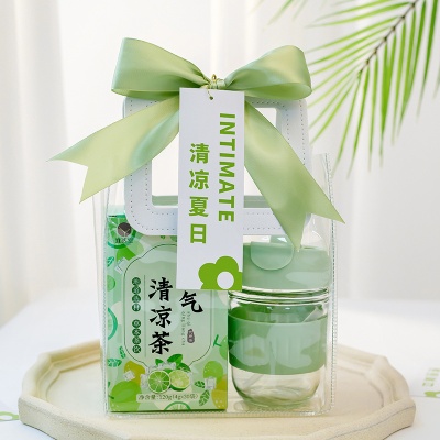 高温慰问礼包员工福利夏日福利送清凉风扇大礼包防暑降温用品套装