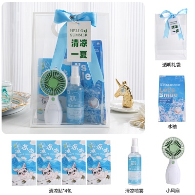 夏日防暑降温包套装礼品公司送员工夏季清凉礼盒实用教师节伴手礼