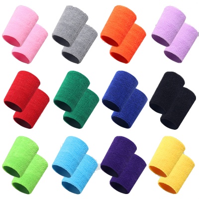 护腕拉链口袋印刷logo腕带吸汗运动健身跑步篮网球透气针织护手腕