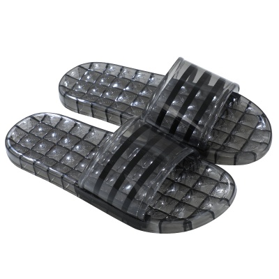 夏季爆款小众透明一字拖鞋2024新款潮款室内防滑洗澡沙滩平底凉鞋