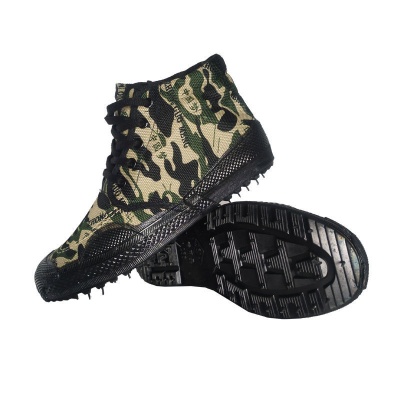 防刺穿高帮解放鞋男高邦胶鞋防滑耐磨建筑工地工作登山电焊防护鞋