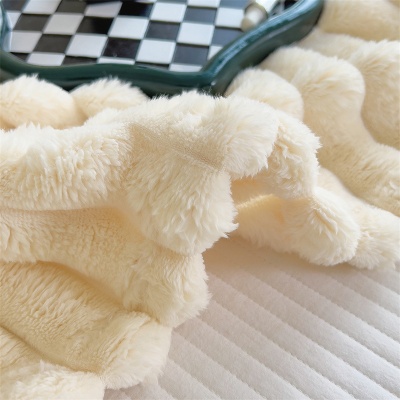 兔绒毛毯纯色夏季季床品加厚保暖牛奶绒毯子法兰绒盖毯午睡沙发毯