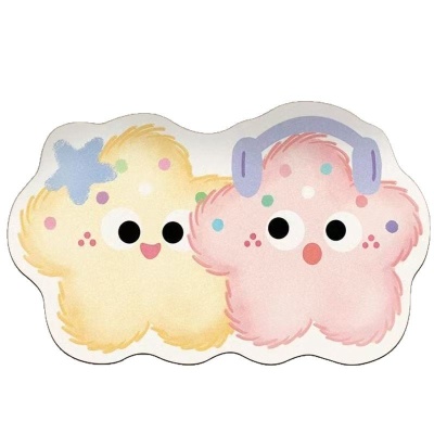 卡通浴室吸水地垫趣味卫生间门口硅藻泥防滑脚垫家用厕所速干地毯