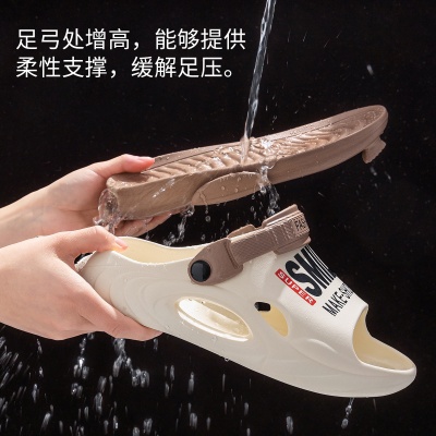 司机开车拖鞋男士2025新款夏季户外防滑溯溪沙滩凉鞋男款外穿