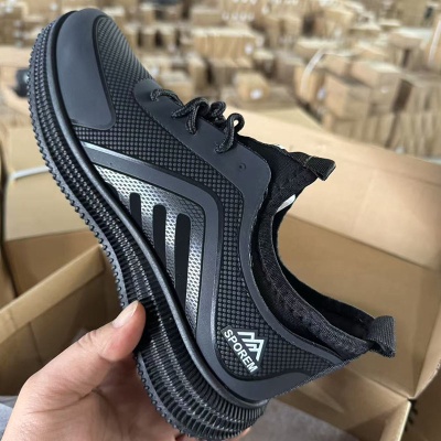 2024新款男鞋低帮跨境软底运动鞋时尚潮流百搭休闲鞋户外徒步鞋子