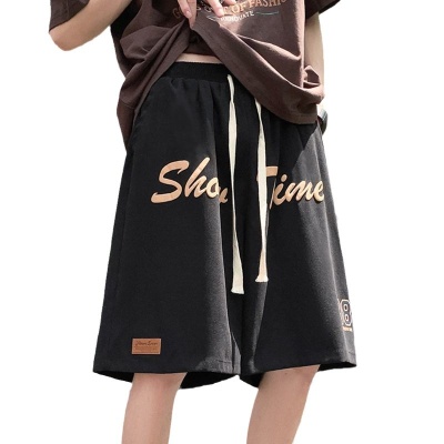 美式短裤男夏季休闲薄款运动裤子五分潮牌复古篮球健身宽松大裤衩