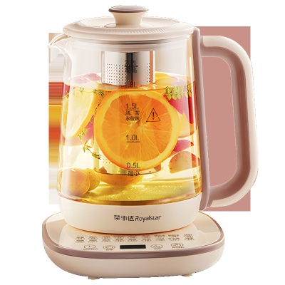 荣事达养生壶316不锈钢2.2L多功能煮茶器家用保温煮花茶壶热水壶