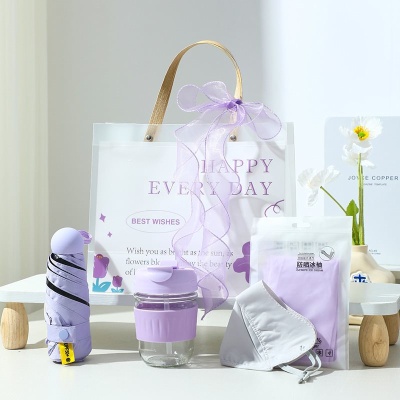 降温包夏日清凉礼物员工福利活动套装节日伴手礼水杯风扇防暑礼品