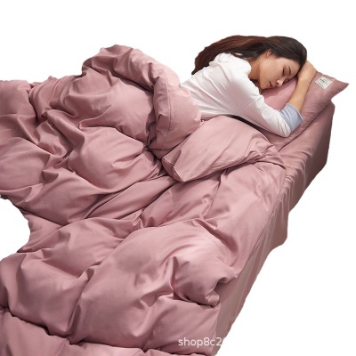 南极人ins纯色简约四件套被套被单学生宿舍床单三件套床上用品