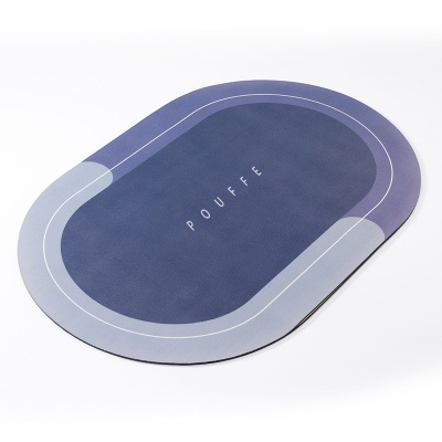 家用硅藻泥地垫浴室门口厕所卫生间吸水速干地垫淋浴防滑垫子批发