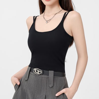 吊带背心女夏新款内衣运动文胸带胸垫内搭美背打底瑜伽外穿上衣女