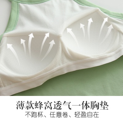 网红爆款个性挂脖背心女夏季性感超短露脐款螺纹莫代尔抹胸小吊带
