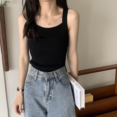 吊带小背心内搭女2024年夏季新款女装修身无袖打底衫针织上衣外穿