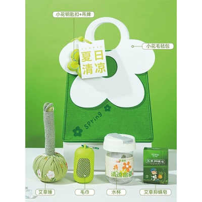 防暑降温大礼包夏日清凉伴手礼套装夏季员工团建实用小礼品套装