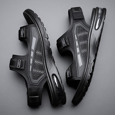 沙滩鞋男款2025新款夏季办公室休闲防滑工作凉鞋司机上班运动凉拖