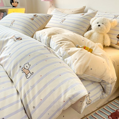 全棉床上四件套2025新款四季纯棉用品床纯棉被套单件家用被套
