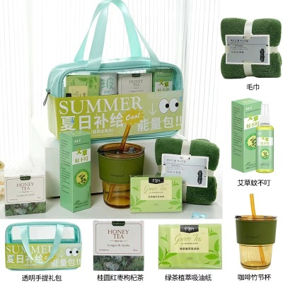 夏日清凉礼盒防暑降温套装实用大礼包公司团建送员工夏季伴手礼