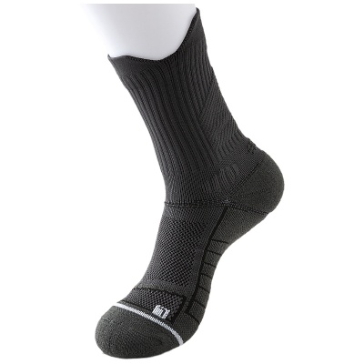 跨境47大码男款实战篮球袜中筒专业毛巾底跑步袜户外运动袜子大码