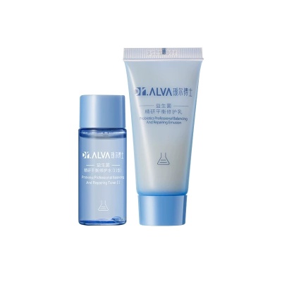 瑷尔博士益生精研平衡修护水乳2.0精研护肤旅行装小样15ml男女1型