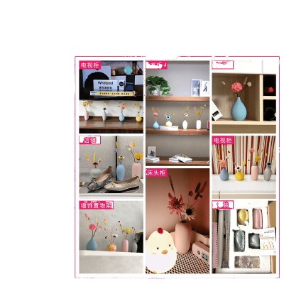 花瓶陶瓷客厅电视柜插花北欧房间家居摆件创意玄关干花酒柜装饰品