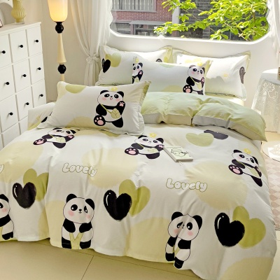 四件套定制 全棉纯棉套件床笠款四件套来图定制迅速出样 量大从优